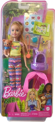 Produktbild von Barbie "It takes two! Camping" Spielset mit Stacie Puppe und Hündchen