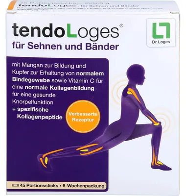 Produktbild von TendoLoges Pulver für Sehnen und Bänder, 45 St. Sticks