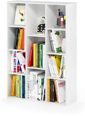 Image de Étagère « cube blanc » au design modulable pour les livres et les jouets d'enfants