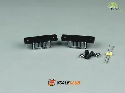 Produktbild von ScaleClub Begrenzungsleuchte flach mit LED gelb