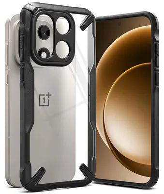 Obrázok produktu pre Puzdro Ringke Fusion X pre OnePlus 15 - priehľadné čierne