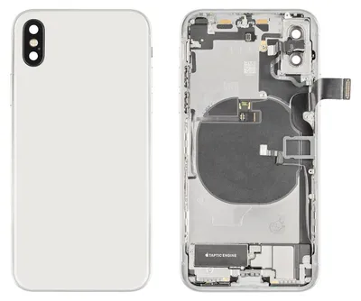 Produktbild von iPhone X Gehäuse mit Backcover Silber