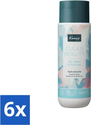Produktbild von Kneipp - Duschgel - Clean Beauty - Algen & Meersalz - 200 ml - Vorteilspack - 6 Stücke