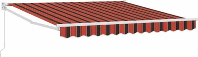 Obrázek produktu pro Markýza Oranžová a hnědá 350 x 250 x 165 cm Polyester