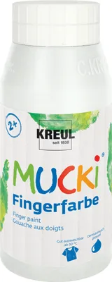 Produktbild von KREUL Fingerfarbe "MUCKI" weiß 750 ml