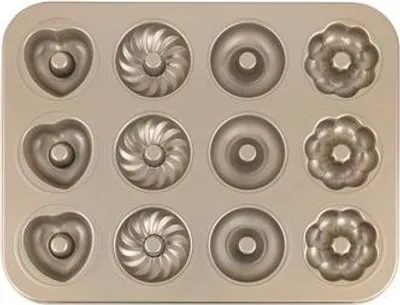 Obrázok produktu pre Forma do pieczenia ciast okrągła złota 23,5 cm