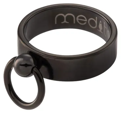 Produktbild von meditoys - 'Ring der O' - Kassische Ausführung in PVD Black