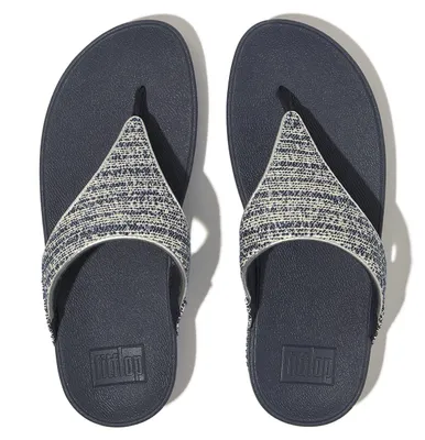 Produktbild von FITFLOP FitFlop Lulu Shimmerweave Zehensandalen BLAU 37