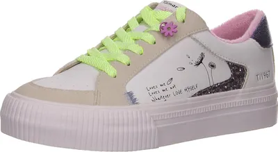 Produktbild von Tamaris Sporthalbschuhe Formsohle modisch in weiss/weiss kombi, Gr. 39