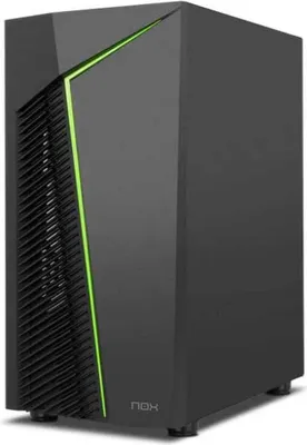 Produktbild von NOX Infinity ZETA, Mini Tower, PC, Schwarz, ITX, micro ATX, Stahl, Multi