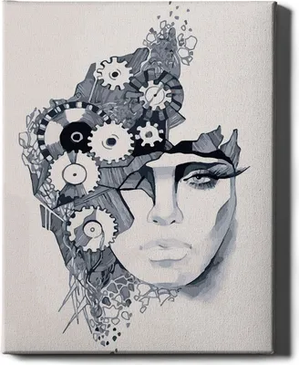 Produktbild von Oh Art! – Malen nach Zahlen Set – 40x50cm, mit Holzrahmen und Pinseln DIY