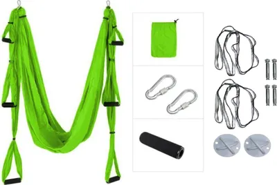 Immagine prodotto di Kit Air Yoga - Amaca MASTER con attacco - Verde