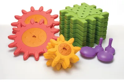 Produktbild von Eduplay Bauspielzeug We-Block Gears - pädagogisches Zahnradspiel