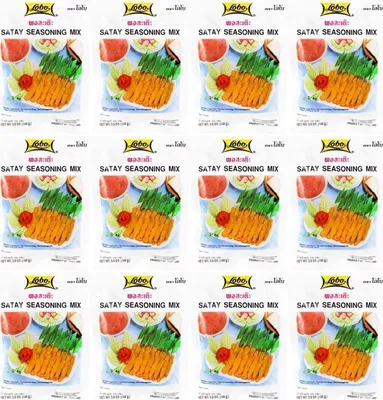 Produktbild von Lobo Satay Sauce und Marinade Mix 12x100g