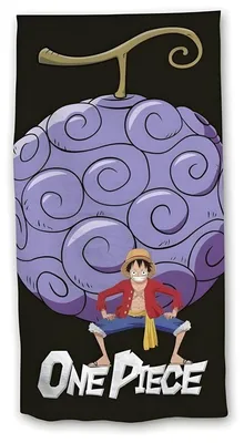 Obrázok produktu pre Rýchloschnúci uterák z mikrovlákna s motívom One Piece (Luffy)