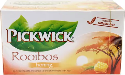 Produktbild von Pickwick Tee, Original Rooibos (Rothbusch) Tee mit Honig (20 Teebeutel)