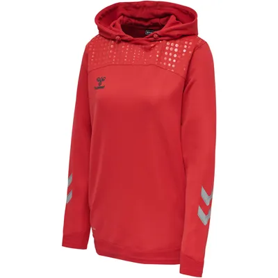 Produktbild von hummel LEAD Damen Polyester Hoodie true red XL
