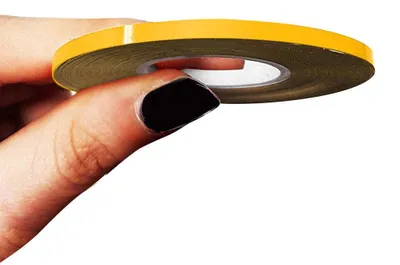 Productafbeelding van Reflecterende stripingtape voor auto's, geel, 3 mm x 10 meter