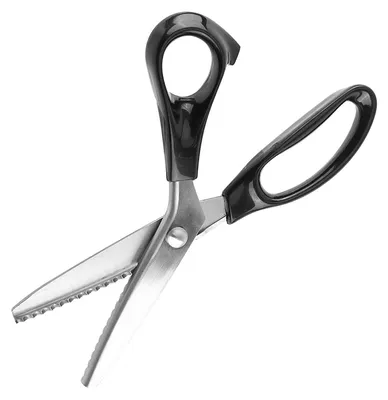 Produktbild von Zackenschere 5 mm, dekorative runde und dreieckige Schneide, Edelstahl