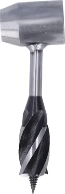 Zdjęcie produktu dla Ręczne wiertło ślimakowe ze stali węglowej Bushcraft Survival Tool do obróbki drewna 25 mm