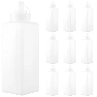 Produktbild von 10 Stück Plastik-Saucenflaschen, 32 oz / 1000 ml