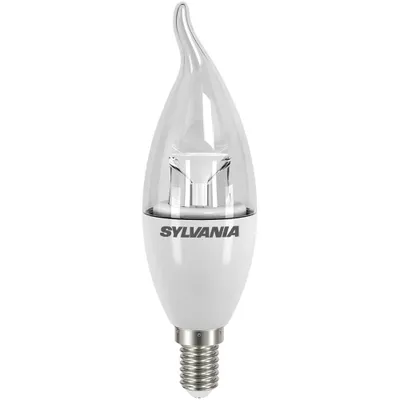 Produktbild von Sylvania LED Leuchtmittel Kerze Windstoß 3,7W = 25W E14 klar 250lm warmweiß 2700K
