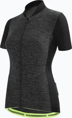 Obrázok produktu pre SANTINI cyklistický dres s krátkym rukávom - COLORE PURO LADY - sivý/čierny S