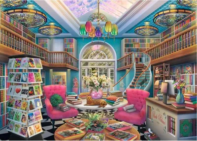 Image de Ravensburger - Puzzle 1000 The Book Palace