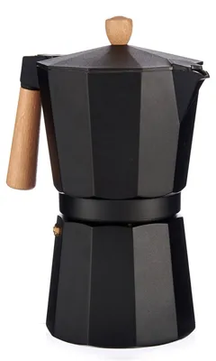Produktbild von Italienische Kaffeemaschine 12 Kopper Holz Aluminium