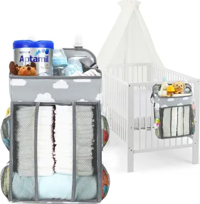 Produktbild von Babywindel Organizer, Aufhängbar, Spielzeug Lagerung, Auto, Kommode