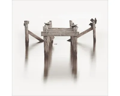 Produktbild von Glasbild Out of the Water I 30x30 cm