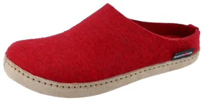 Produktbild von HAFLINGER EmilŽs Toffel Damen Hausschuhe rubin/Wollfilz - Größe: 36