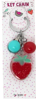 Image de Van der Doelen Sommerspaß Porte-clés Fraise