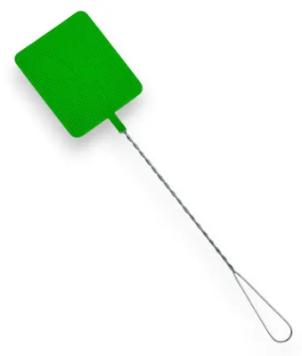 Obrázok produktu pre Plácačka na muchy – kov/plast – 53 cm – zelená