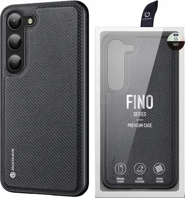 Immagine prodotto di Dux Ducis Fino Custodia per Samsung Galaxy S23+ con cornice in silicone nero