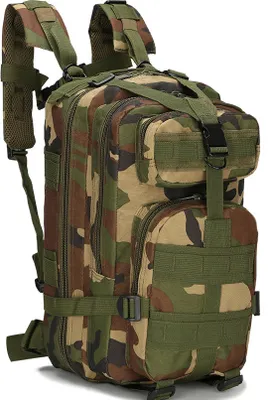 Immagine prodotto di Zaino militare, zaino unisex per attività all'aperto, viaggi ed escursioni; zaino militare tattico da trekking, zaino mimetico, modello CL