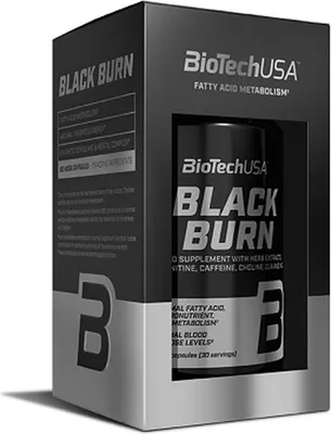 Obrázok produktu pre BioTech USA Black Burn 90 kapsl / Termognne spalovae / 28 zlokov spaova tukov s obsahom kofenu, rastlinnch extraktov, CLA a HCA