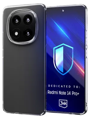 Image de 3mk Housse de protection Clear Case Cover pour Redmi Note 14 Pro+ transparent Backcover
