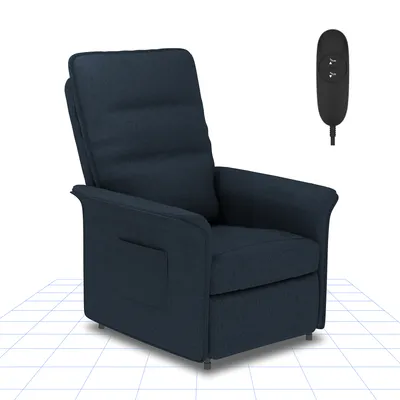 Produktbild von FLEXISPOT Elektryczna leżanka Regulowany fotel TV Fotel TV z funkcją odchylania 105°-155° Regulowane oparcie Fotel Relax (ciemnoszary)