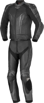 Produktbild von Büse Tormo Damen 2-Teiler Motorrad Lederkombi, schwarz/anthrazit, 50