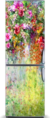 Produktbild von Tulup Kühlschrankdekoration - Magnetmatte - 60 cm x 180 cm - Magnet auf dem Kühlschrank - Blumen