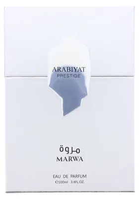 Produktbild von Arabiyat Prestige Marwa Eau de Parfum 100 ml Herren – Würzig Holziger Duft mit Amber & Moschus – Langanhaltendes Männer Parfum