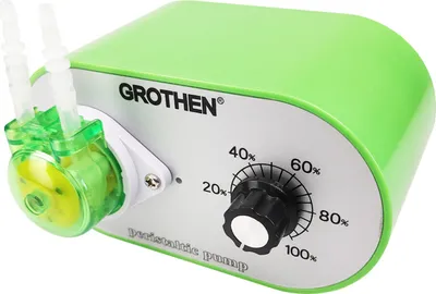 Obrázek produktu pro GROTHEN G329A Peristaltické čerpadlo 100-240 V 15 ml / min-95 ml / min Nastavitelný průtok Platinová vulkanizovaná silikonová trubice pro potravinářské účely pro kutily Akvárium Laboratorní chemická analýza Dávkování přísad