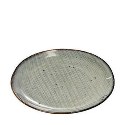 Produktbild von Broste copenhagen Teller graublau 26 cm Nordic Sea