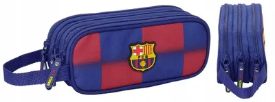 Image de Safta Trousse scolaire triple FC Barcelone sans fournitures officielle