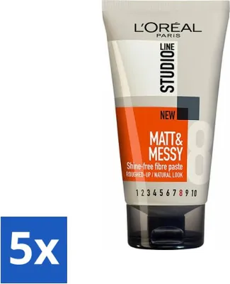 Image de L'Oréal Studio Line Matt & Messy Zero Shine Eponge sèche 150 ml - Pack avantage - 5 pièces