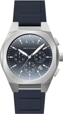 Image de Juste le temps Armani Exchange collection bleue - homme