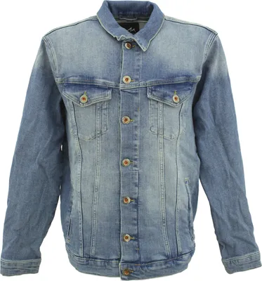 Produktbild von 30008 M.O.D Miracle of Denim, James,  Herren Jeansjacke, Stretchdenim, albatross blue, L