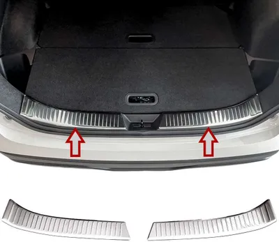Obrázek produktu pro Ochrana nárazníku z nerezové oceli uvnitř chromu vhodná pro Nissan Qashqai od roku 2021&gt