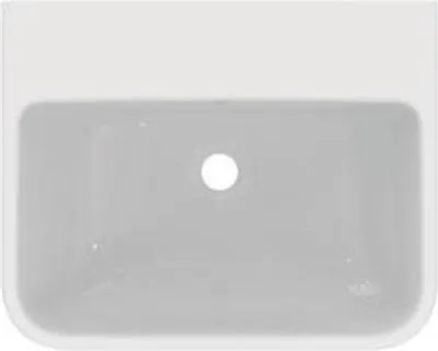 Produktbild von Waschtisch i.life B m ÜL ohne Hahnloch 550x440x180mm weiß 550 x 440 x 180 mm weiß